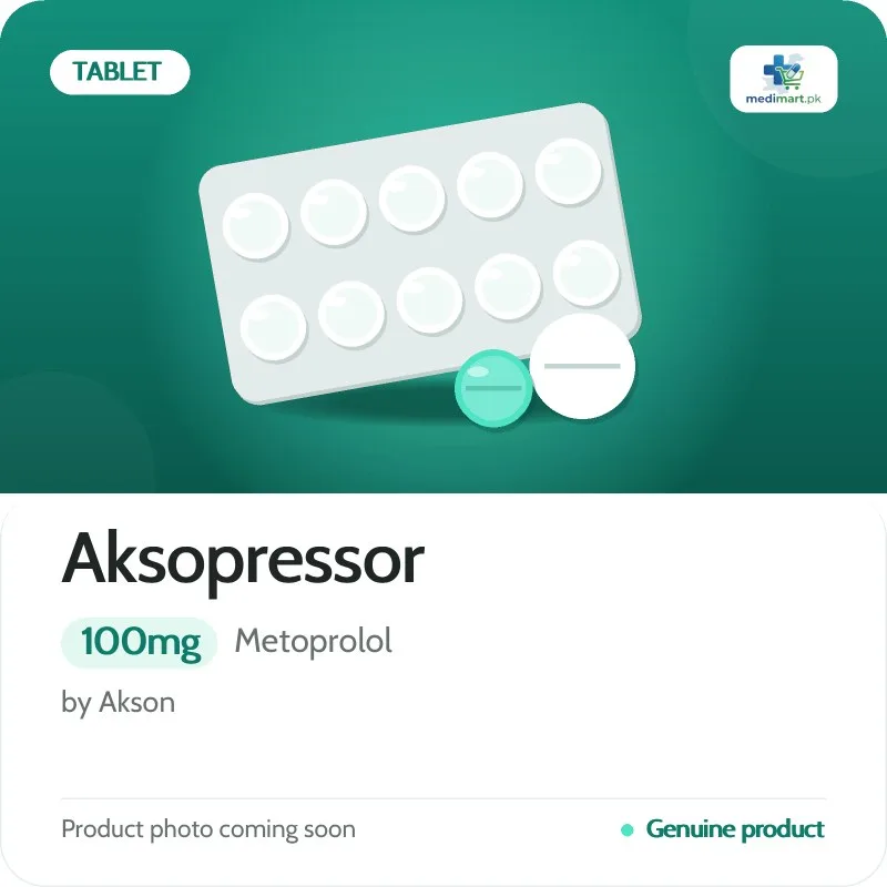 Aksopressor 100mg Tablet Aksopressor 100mg Tablet