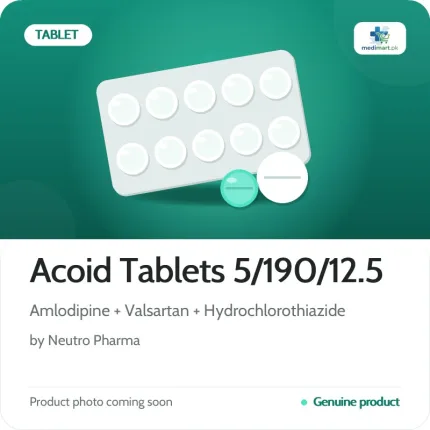 Acoid Tablets 5/190/12.5  Tablet