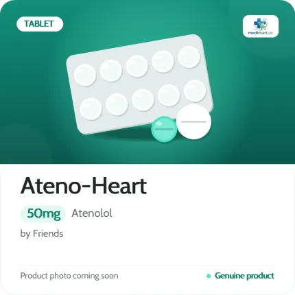 Ateno-Heart 50mg Tablet