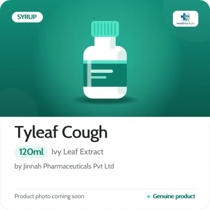 Tyleaf Cough 120ml Syrup