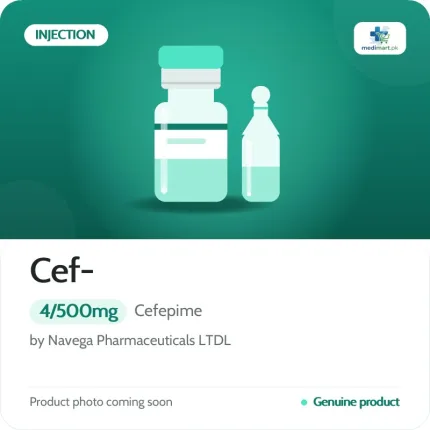 Cef- 4/500mg Injection