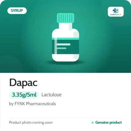 Dapac 3.35g/5ml Syrup