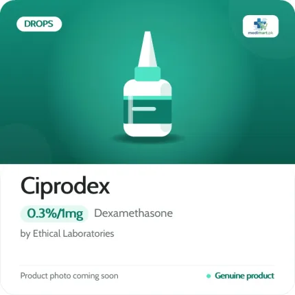 Ciprodex 0.3%/1mg Drops