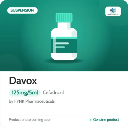 Davox 125mg/5ml Suspension