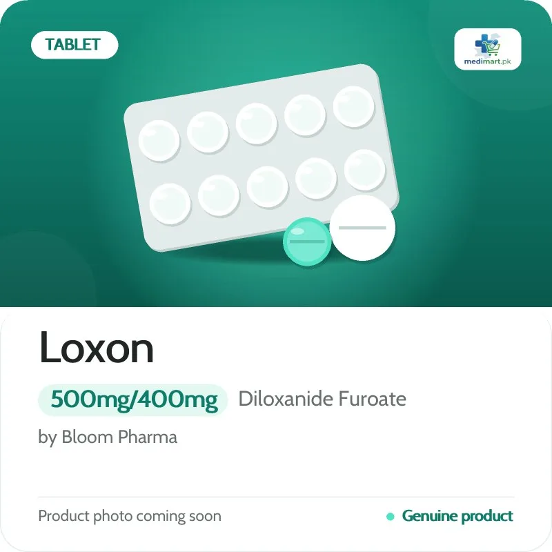 Loxon 500mg/400mg Tablet Loxon 500mg/400mg Tablet