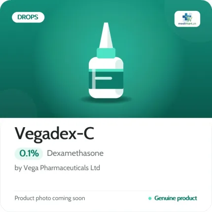 Vegadex-C 0.1% Drops