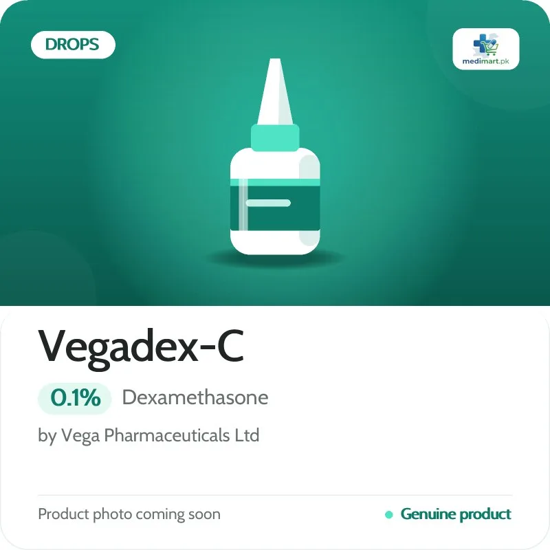 Vegadex-C 0.1% Drops