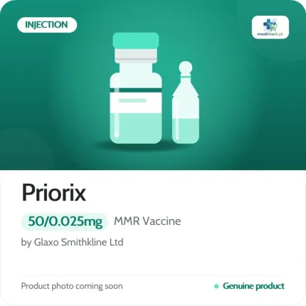 Priorix 50/0.025mg Injection