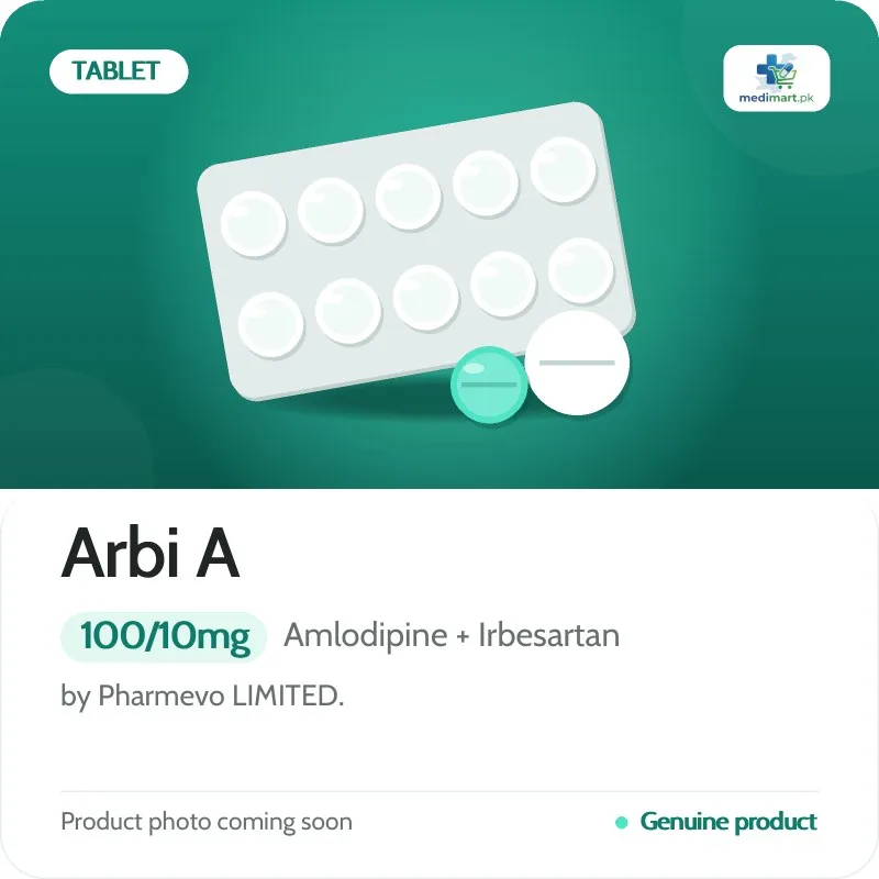 Arbi A 100/10mg Tablet Arbi A 100/10mg Tablet