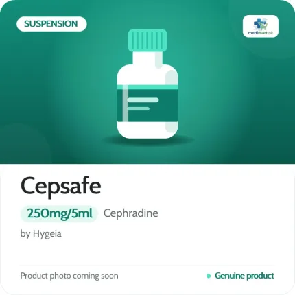 Cepsafe 250mg/5ml Suspension