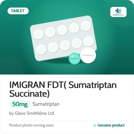 IMIGRAN FDT( Sumatriptan Succinate) 50mg Tablet