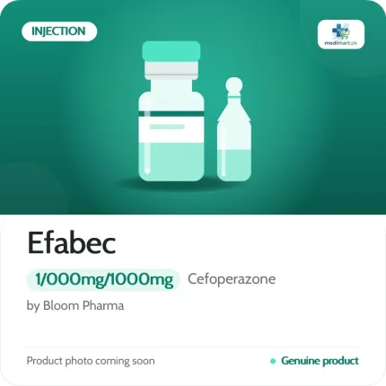Efabec 1/000mg/1000mg Injection