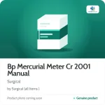 Bp Mercurial Meter Cr 2001 Manual