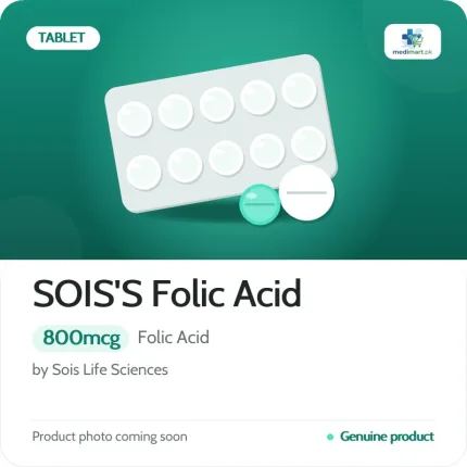 SOIS'S Folic Acid 800mcg Tablet