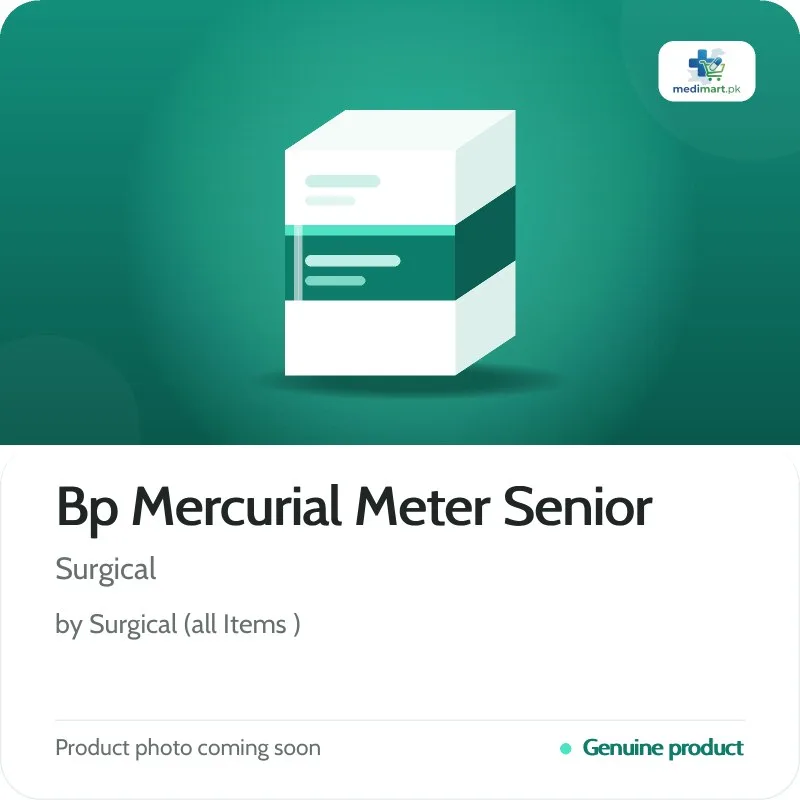 Bp Mercurial Meter Senior