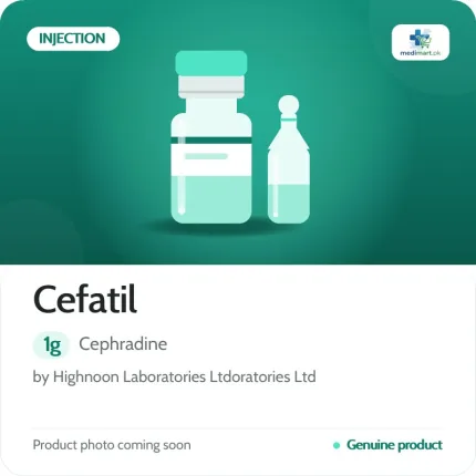 Cefatil 1g Injection