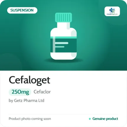 Cefaloget 250mg Suspension