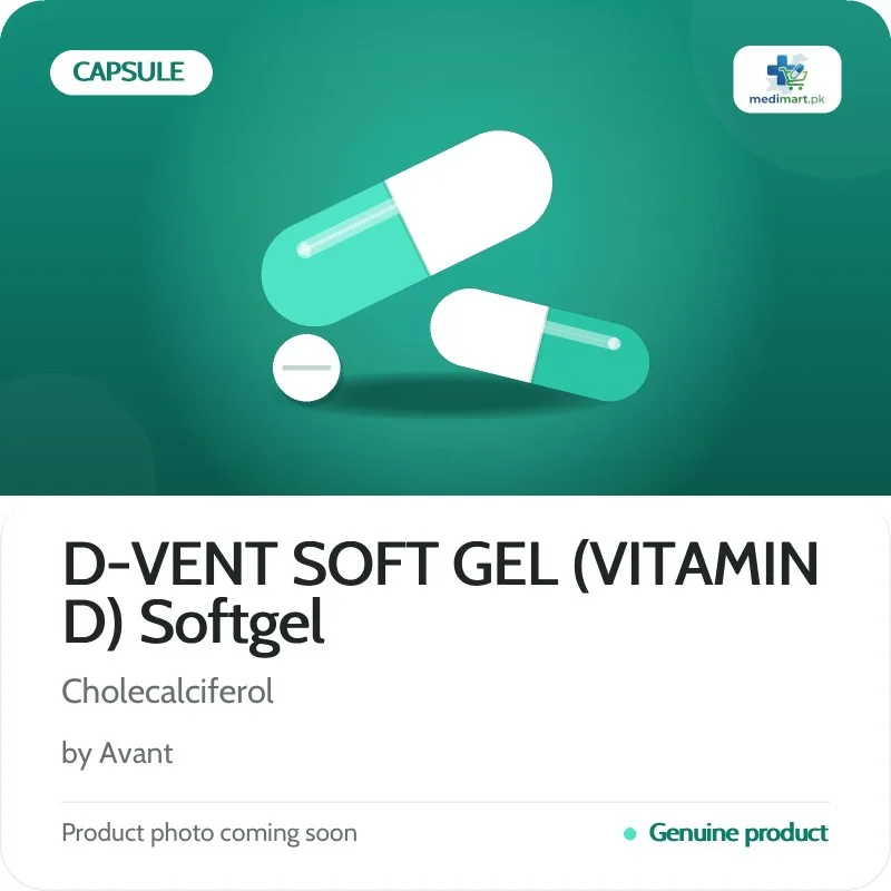 D-VENT SOFT GEL (VITAMIN D) Softgel Capsule D-VENT SOFT GEL (VITAMIN D) Softgel Capsule