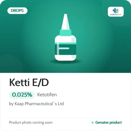 Ketti E/D 0.025% Drops