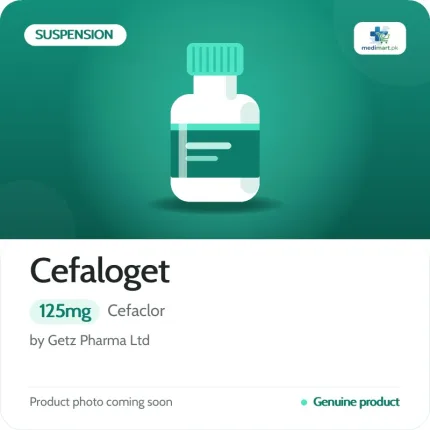 Cefaloget 125mg Suspension