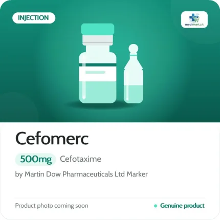 Cefomerc 500mg Injection