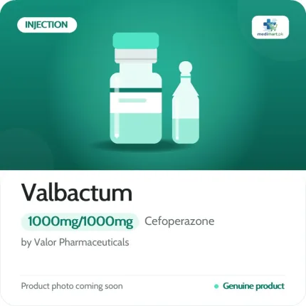 Valbactum 1000mg/1000mg Injection