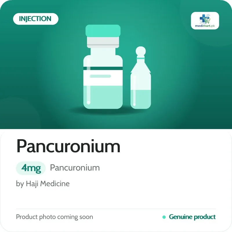 Pancuronium 4mg Injection
