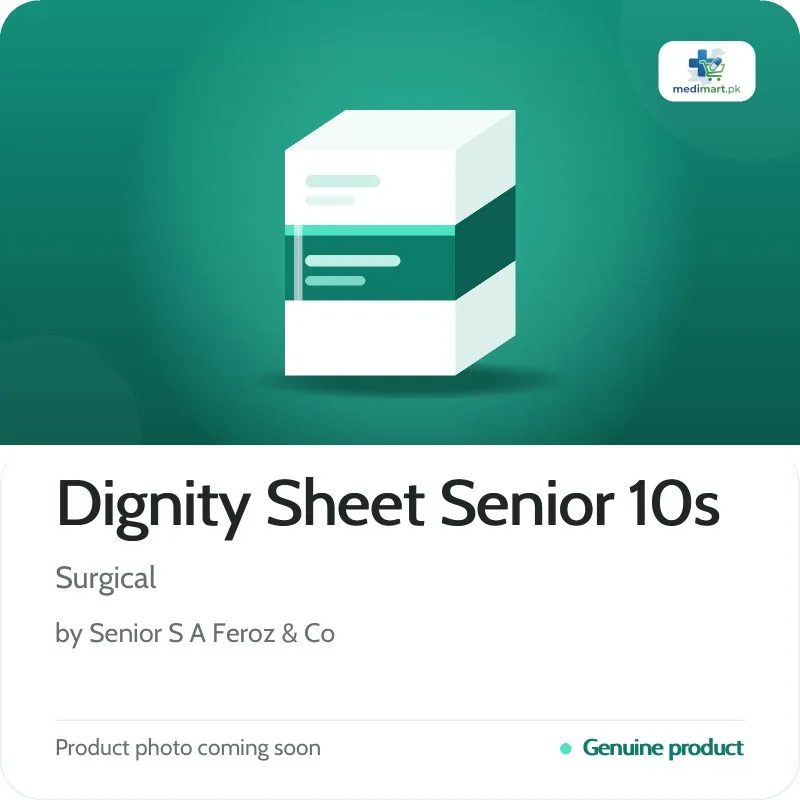 Dignity Sheet Senior 10s Dignity Sheet Senior 10s