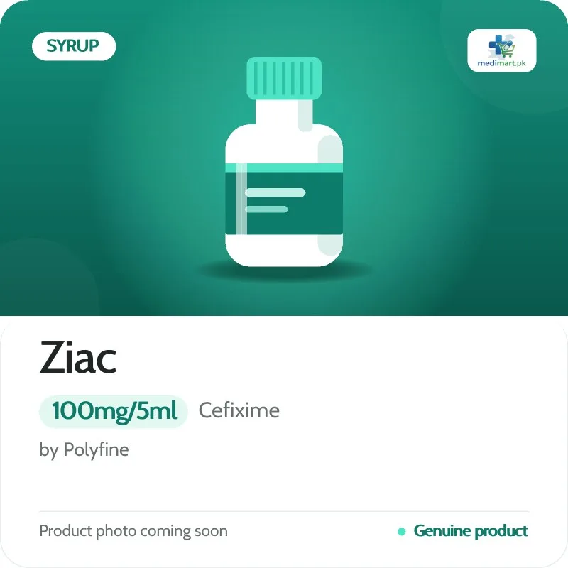 Ziac 100mg/5ml Syrup Ziac 100mg/5ml Syrup