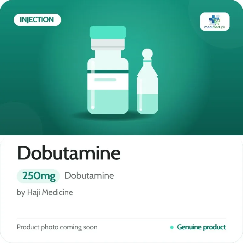 Dobutamine 250mg Injection
