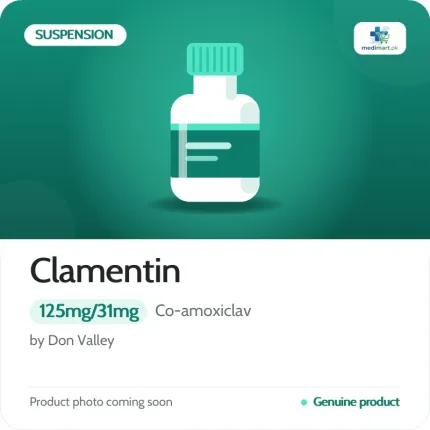 Clamentin 125mg/31mg Suspension