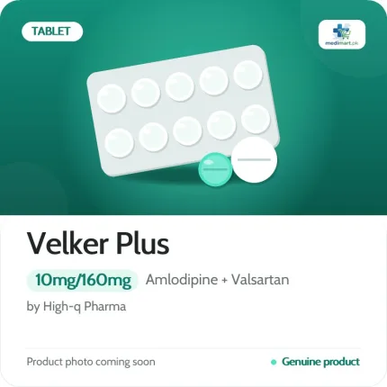 Velker Plus 10mg/160mg Tablet