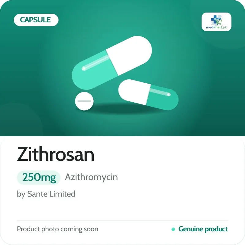 Zithrosan 250mg Capsule Zithrosan 250mg Capsule
