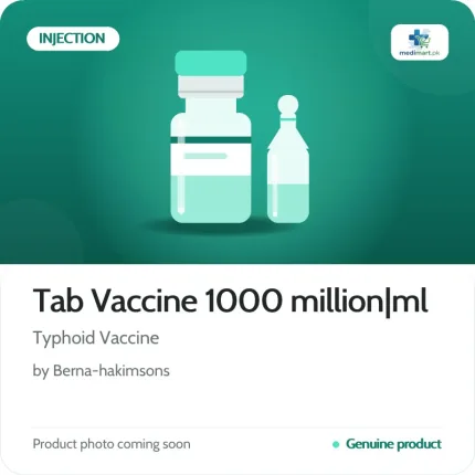 Tab Vaccine 1000 million|ml  Injection