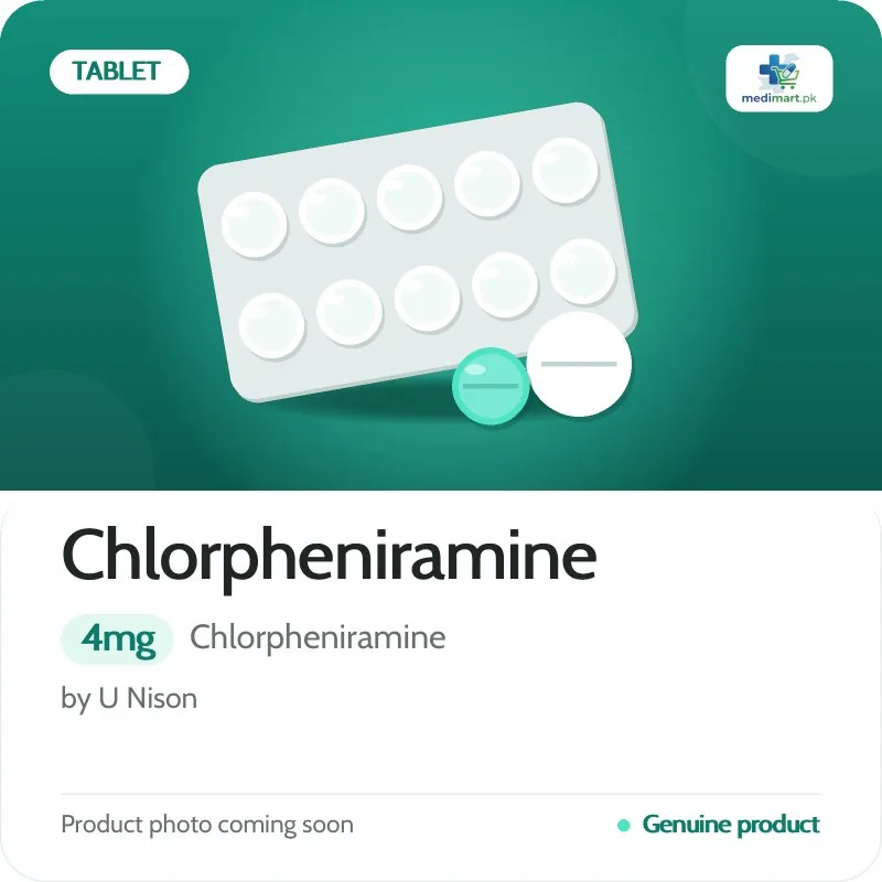 Chlorpheniramine 4mg Tablet