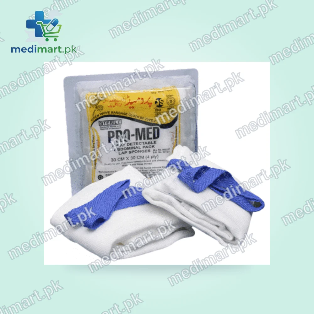 Pro Med 10/10 Lap Sponges X Ray Guaze Pro Med 10/10 Lap Sponges X Ray Guaze
