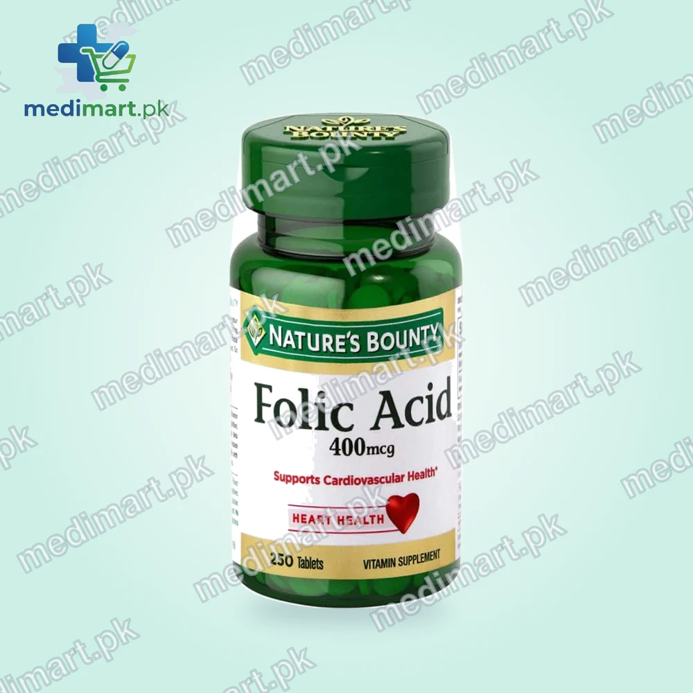Nature’s Bounty Folic Acid 400mcg Nature’s Bounty Folic Acid 400mcg