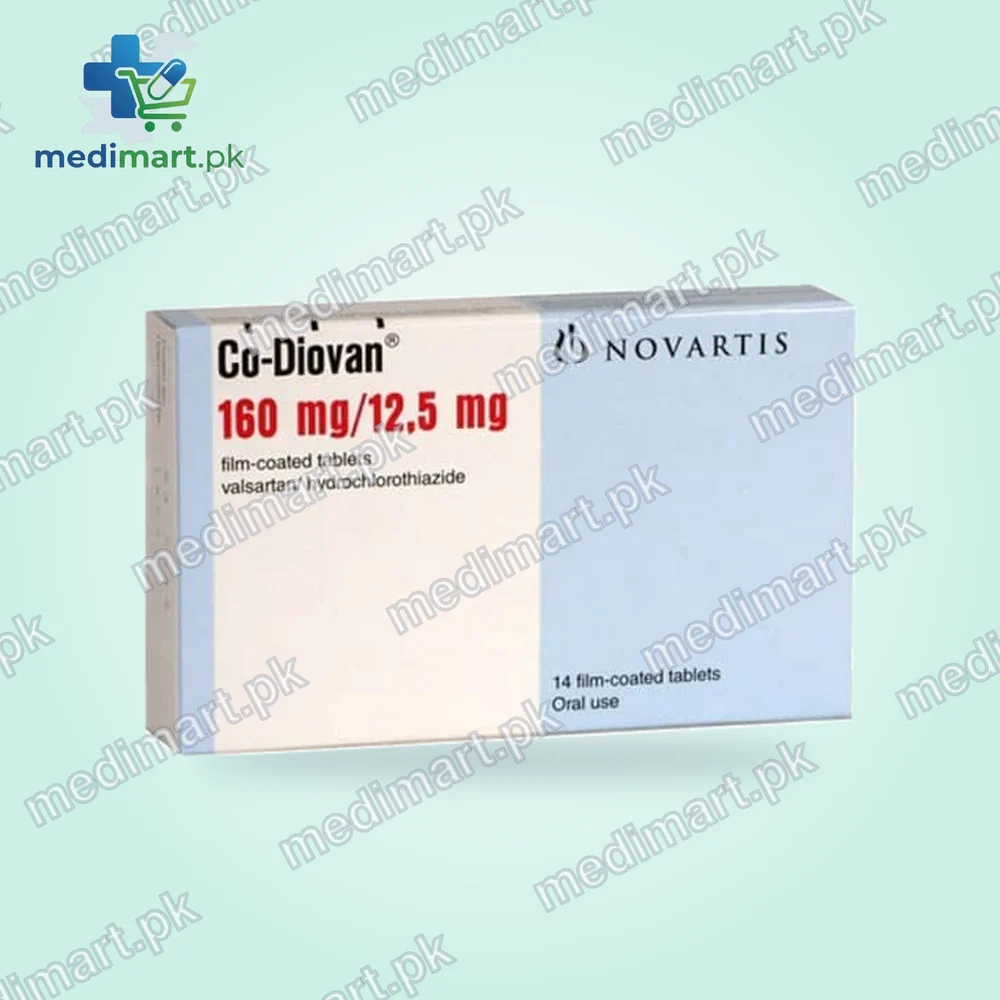Co-Diovan 160/12.5mg Tablet Co-Diovan 160/12.5mg Tablet