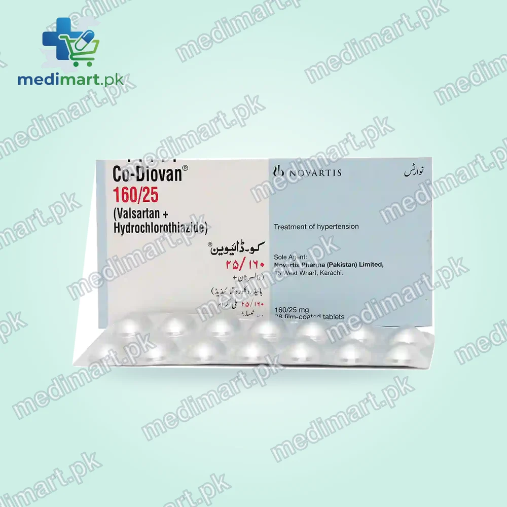 Co-Diovan 160/25mg Tablet