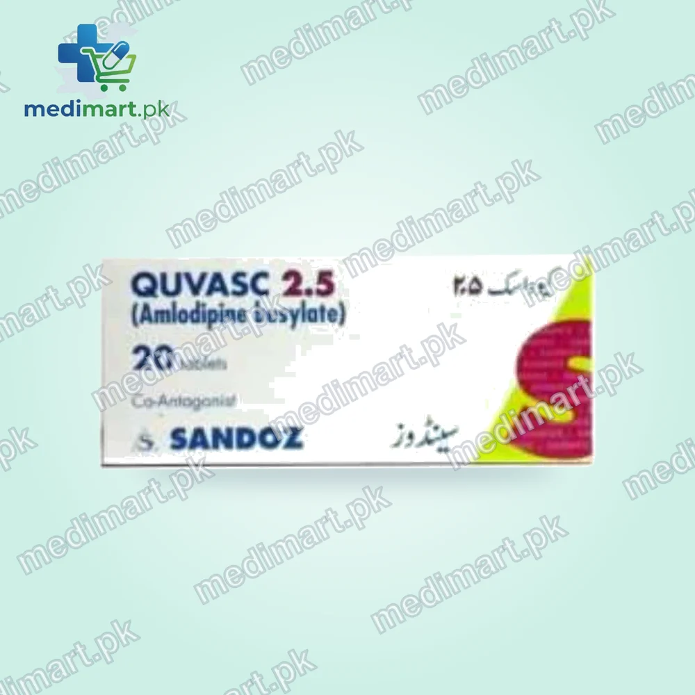 QUVASC 2.5MG TABLET QUVASC 2.5MG TABLET
