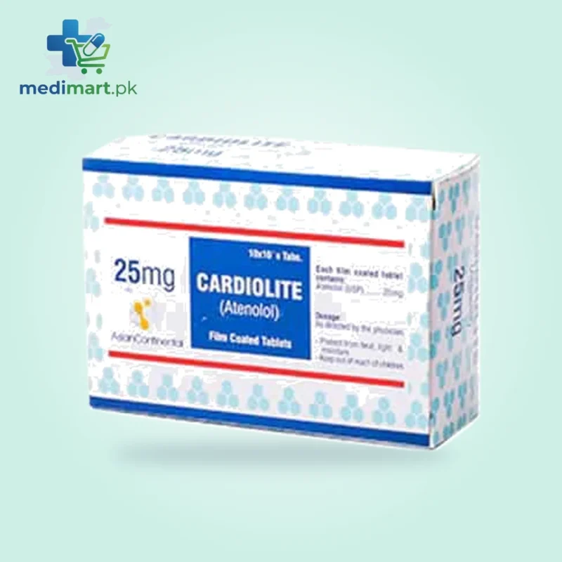 CARDIOLITE 25MG TABLETS 30S