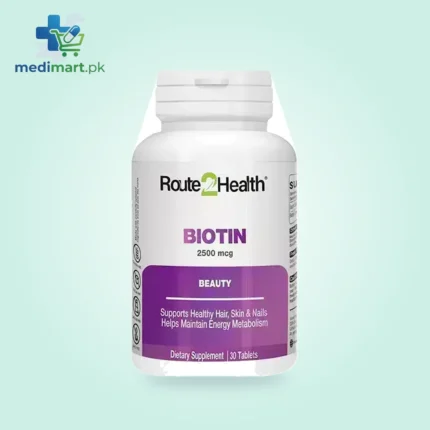 BIOTIN 2500MG TABLETS ROUTE TO HEALTH