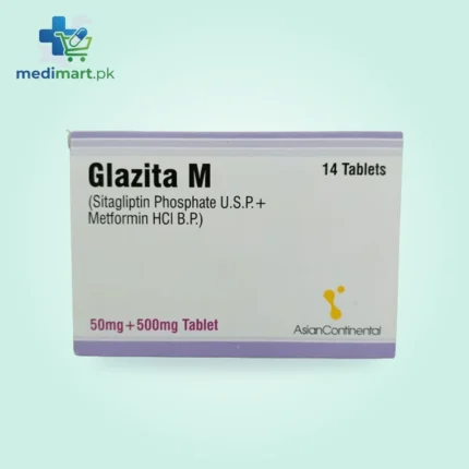 GLAZITA M 50/500MG TABLET 14S