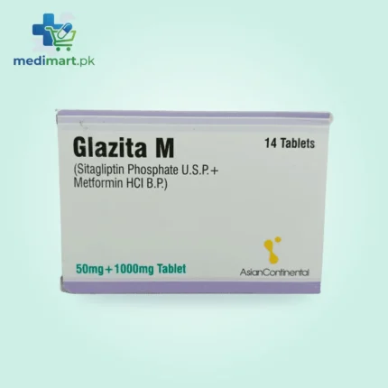 GLAZITA M 50/100MG TABLET 14S