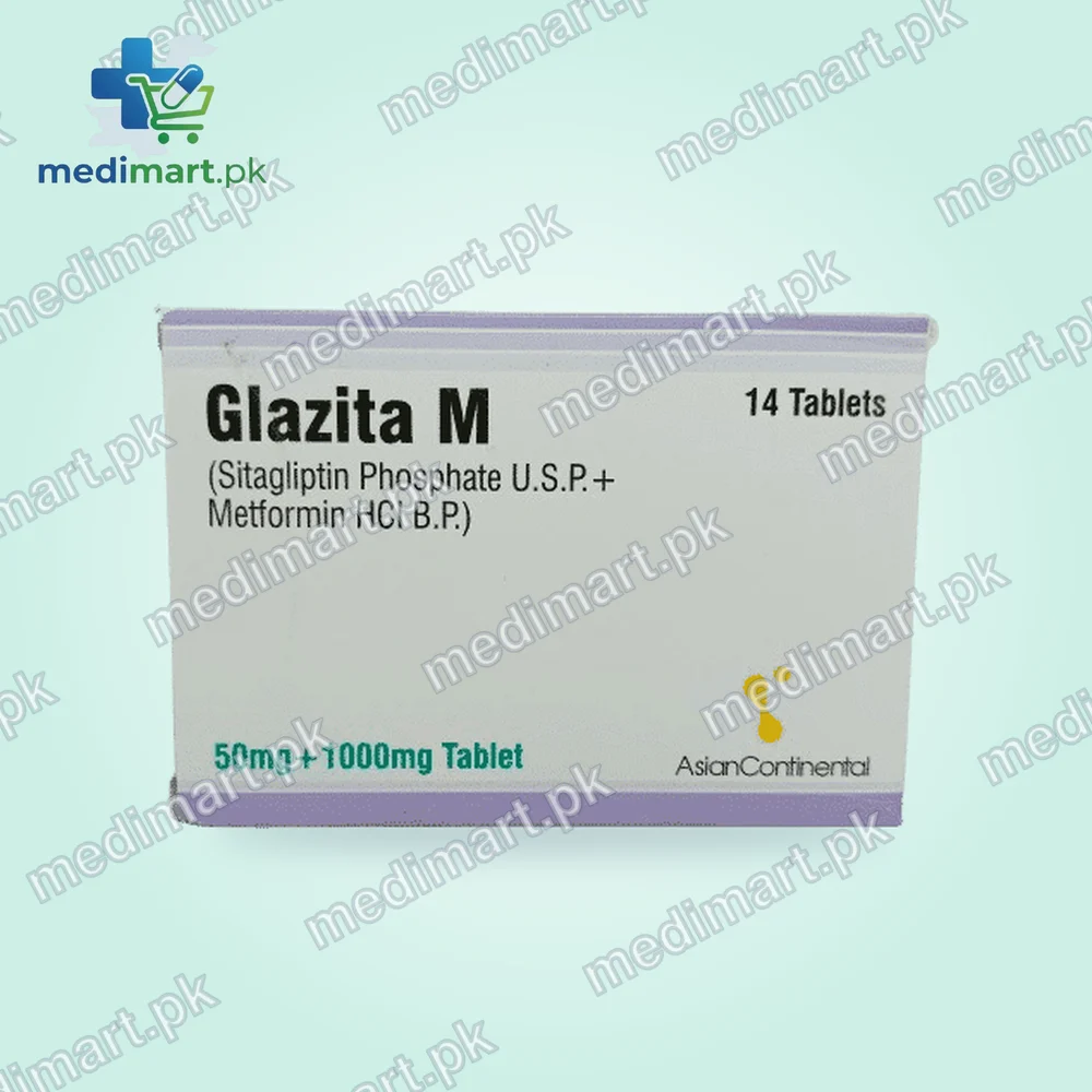GLAZITA M 50/100MG TABLET 14S GLAZITA M 50/100MG TABLET 14S