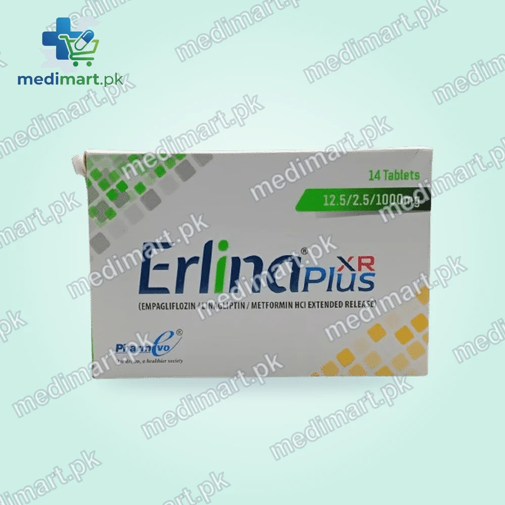 ERLINA PLUS XR 12.5/2.5/1000MG ERLINA PLUS XR 12.5/2.5/1000MG