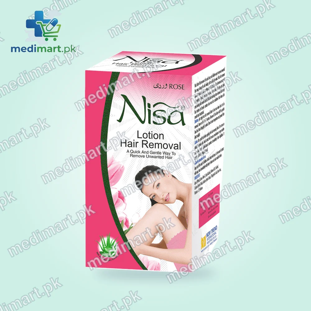 NISA  HAIR REMOVAL LOTION ROSE 120ML