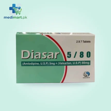 Diasar 5/80mg Tablets
