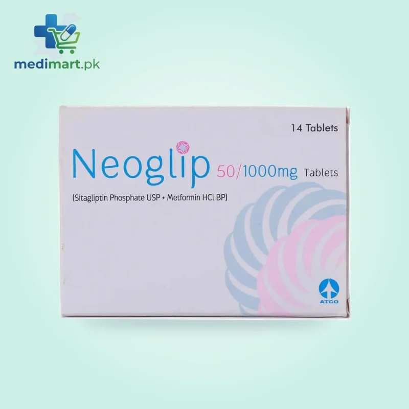 Neoglip Xr 50/1000mg Tablets 14s