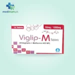 Viglip M 50/1000mg Tablets